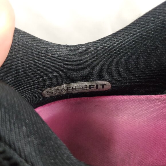 Reebok Womens Premier Zig Fly Running Shoes Black Pink Lace Up Mesh Sz 9.5 - Picture 12 of 12